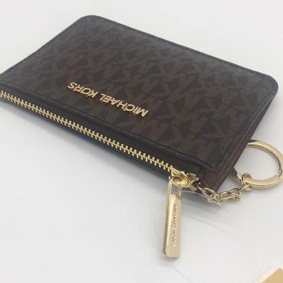 Jet Set Travel Sm TZ Coinpouch W ID Leather Brown - Picture 7 of 8